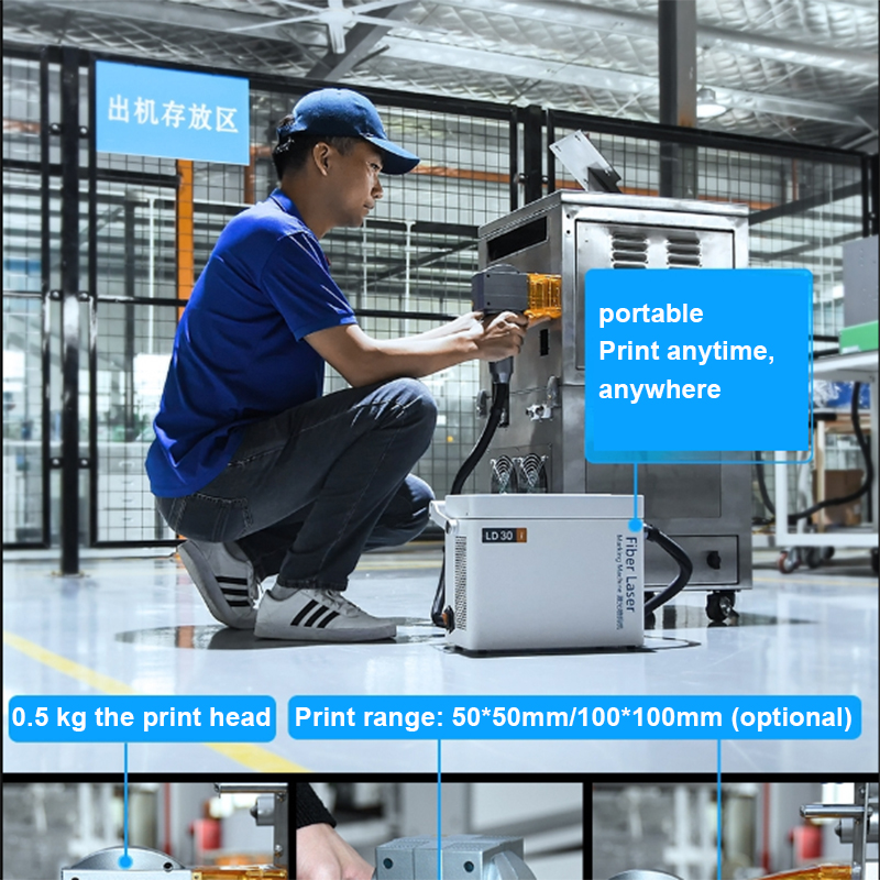 Factory Supply Handheld Automa - Industrial Handheld Laser Printer review and price