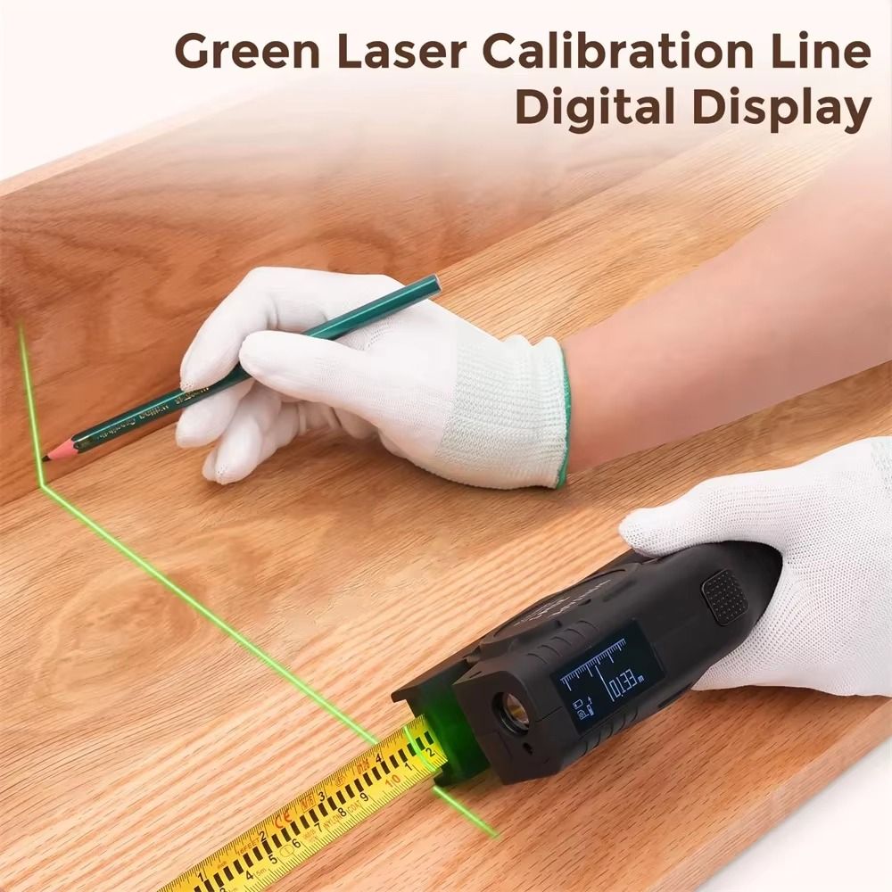 3-in-1 Laser Tape Measure Retr - Industrial Laser Distance Sensor review and price