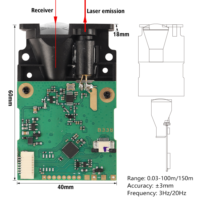 20Hz Class II Industrial Autom - Industrial Laser Distance Sensor review and price