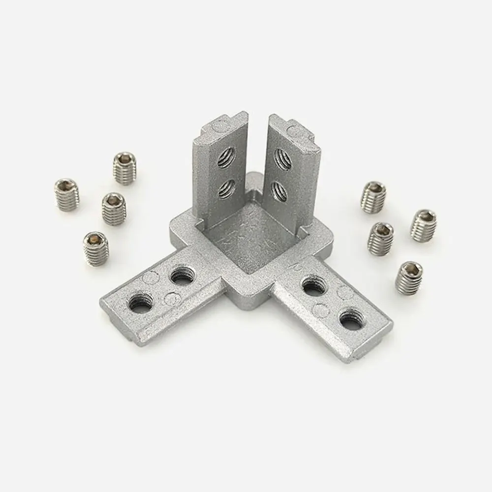 10 Pcs 3 Way Corner Bracket Co - Aluminum T-Slot Profile review and price