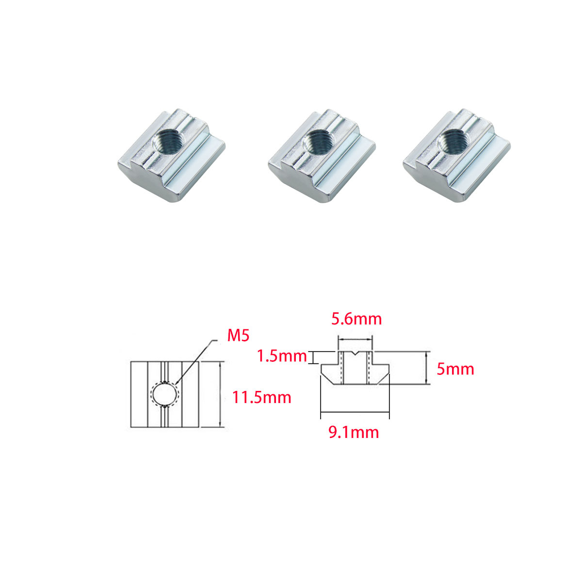 100pcs 2020 Aluminum Profile C - Aluminum T-Slot Profile review and price