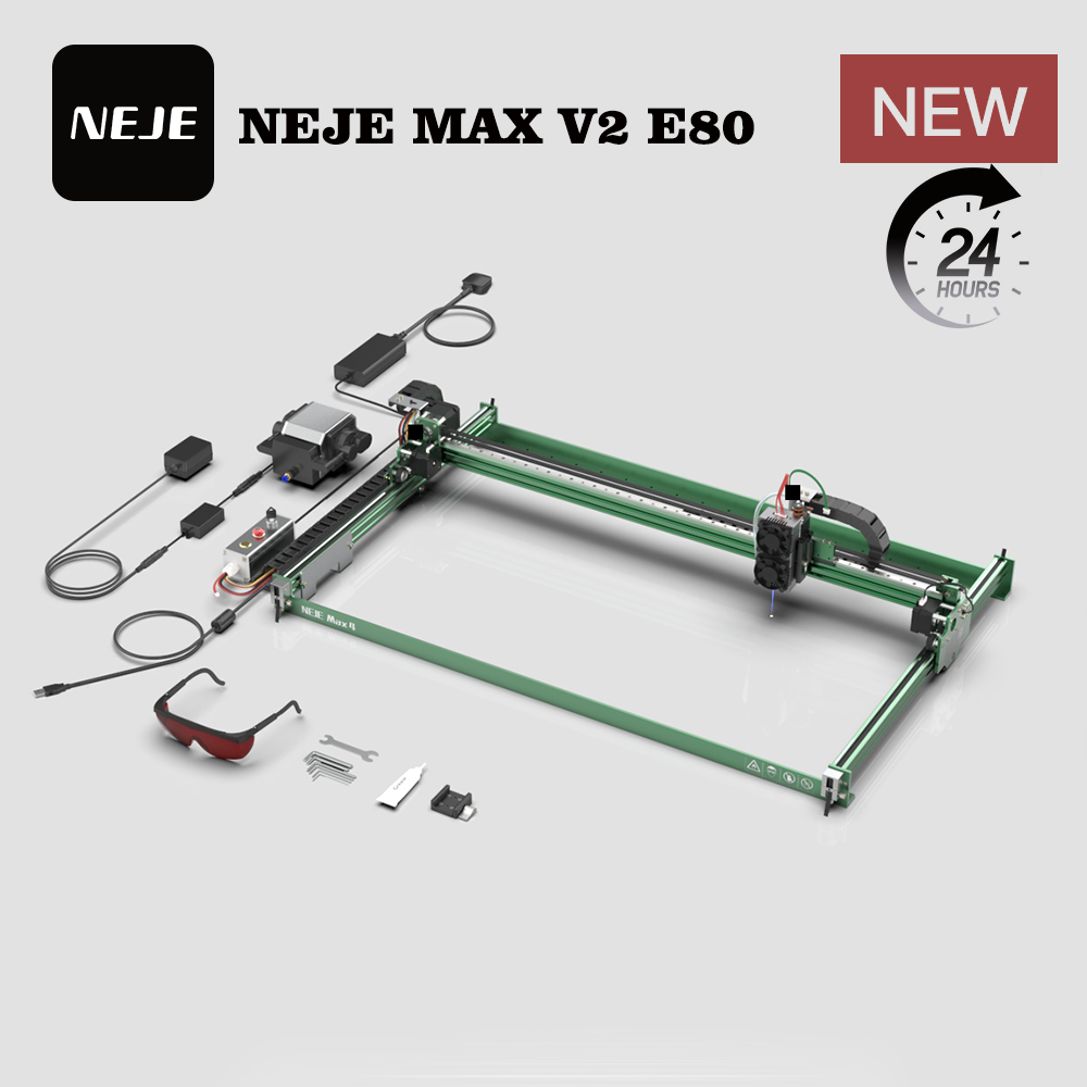 NEJE MAX V2 E80 80W 455nm Lase - Industrial Grade Laser review and price